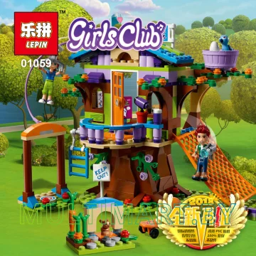 Конструктор Lepin 01059 Домик Мии на дереве (393 детали) картинка 3
